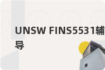 UNSW FINS5531辅导