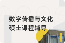 数字传播与文化硕士课程辅导