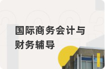 国际商务会计与财务辅导