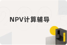 NPV计算辅导