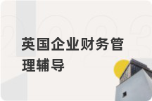英国企业财务管理辅导