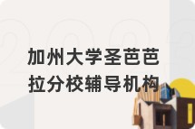 加州大学圣芭芭拉分校辅导机构