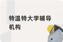 特温特大学辅导机构