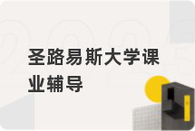 圣路易斯大学课业辅导